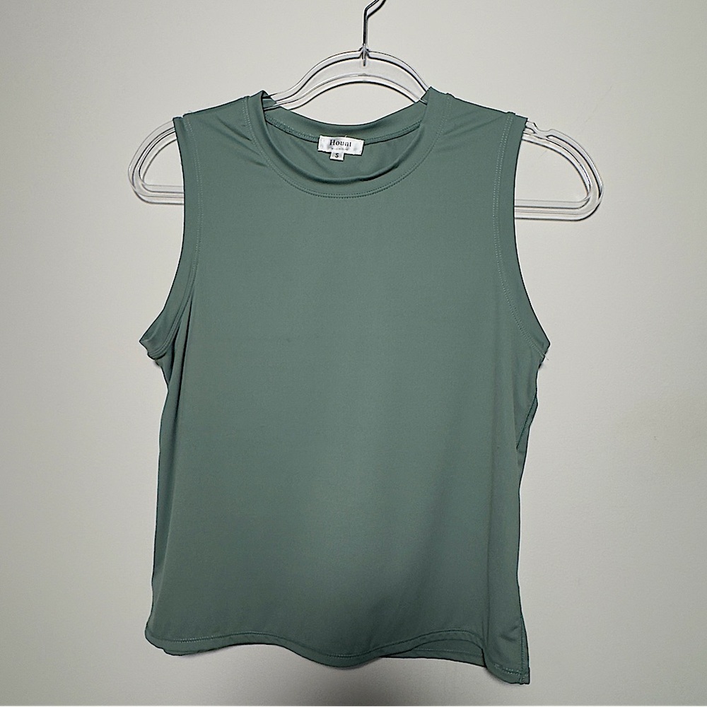 Hount Green Tank Top Size Small